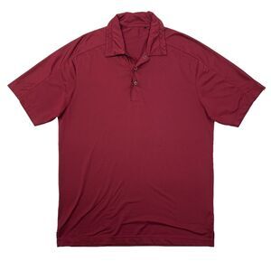 Ogio Polo Shirt Mens M Medium Rich Red Short Sleeve Stretch Performance Golf